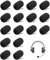 ZORTVUL 20 Stück Ersatz-Windschutz Für Mikrofon Und Headset Aus Schaumstoff, Mini-Mikrofon Headset Windschutzscheibe Für Unterricht, Bühnenperformance And Treffen