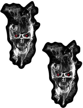 BIKE-label Tuning Aufkleber Ghost Red Eye Laptop Scooter Vinyl Handy X400158VA