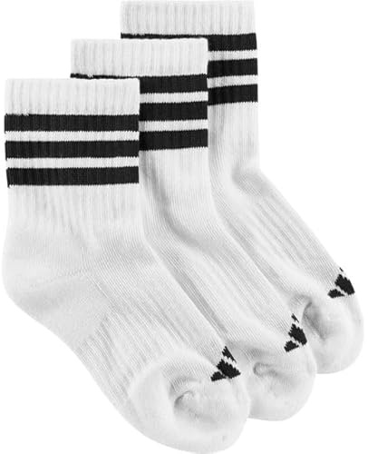 adidas Unisex Kids DÄMPFENDE SPORTSWEAR CREW SOCKEN 3 PAAR