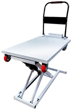 Manutention Plateforme élévatrice hydraulique électrique for le transport de marchandises avec un petit camion à plateau élévateur à ciseaux portable transpalette