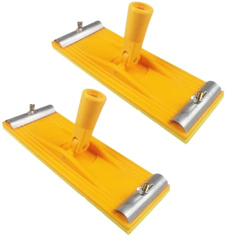 2 PCS Heavy Duty Pole Sander Head for Fast, Walls and Ceilings Without Ladders Efficient Sanding of Floors Compatible with All Sandpaper