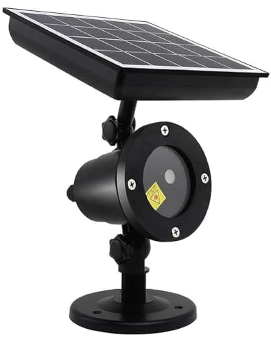 Proiettore solare a LED, proiettore da discoteca per prato e giardino impermeabile IP65, decorazioni paesaggistiche per esterni e illuminazione natalizia