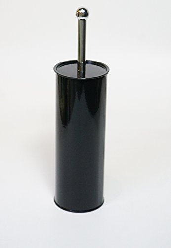 Black Stainless Steel Bathroom Toilet Brush and Holder TOIL02-B