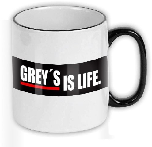 FunTasstic Tasse Grey s life Kaffee-Pott (T167)