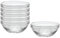 Duralex Made in France LYS 4-Inch Stackable Clear Bowl, Set of 6