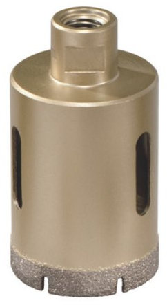 Metabo 4007430230676 628315000-Corona de Diamante Corte en seco Rosca M14 diámetro 75 mm, 0 V, Negro, Size