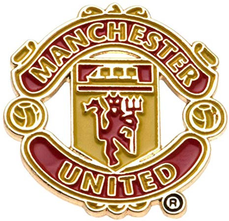 Man Utd MUFC Football Club Metal Pin Badge Crest Red Devil Logo Emblem Official