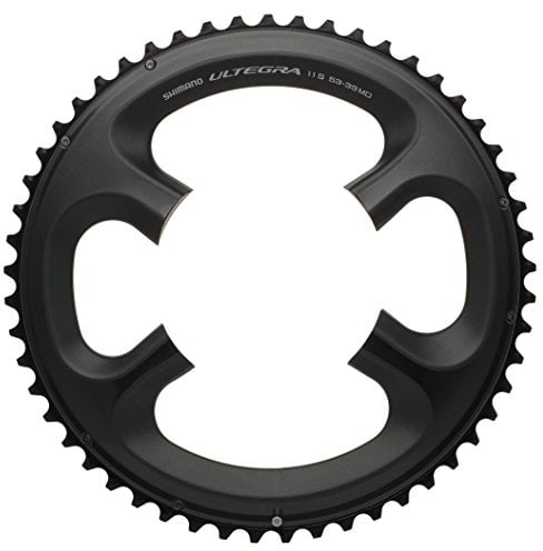 SHIMANO Unisex – Erwachsene Ultegra Fc-6800 Kettenblatt, Schwarz, 53 zähne EU