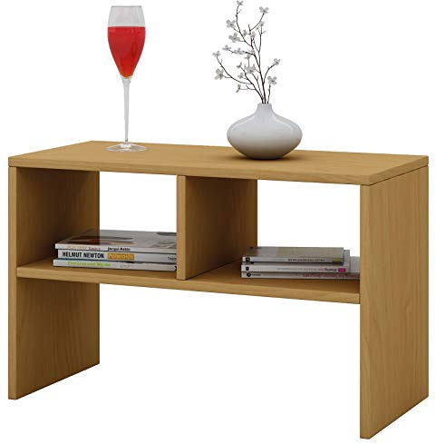 VCM Holz Beistelltisch | Couchtisch schlicht | Maße ca. H. 40 x B. 63 x T. 30 cm | Wohnzimmertisch | Kaffeetisch - Nachto S