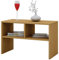 VCM Holz Beistelltisch | Couchtisch schlicht | Maße ca. H. 40 x B. 63 x T. 30 cm | Wohnzimmertisch | Kaffeetisch - Nachto S