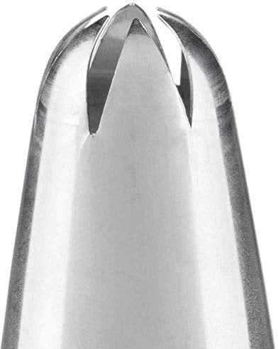 Ateco #852 Deep Closed Star Pastry Decorating Tip - Stainless Steel