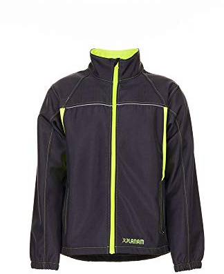 Planam 6290052 Basalt Neon Softshelljacke, Anthrazit/Gelb, Größe L