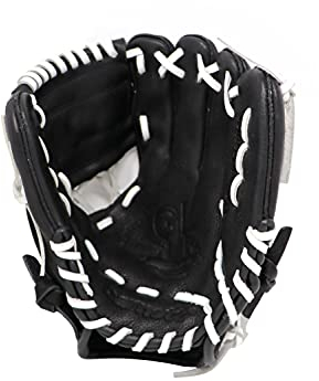 GL-110 REG schwarz Baseballhandschuh, Leder, 28 cm / 11 Zoll, Infield (für Rechtshänder, Wird an der linken Hand getragen)