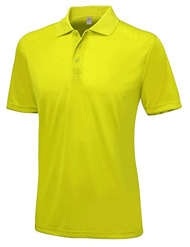 AWDis Just Cool Mens Smooth Short Sleeve Polo Shirt (XS) (Sun Yellow)