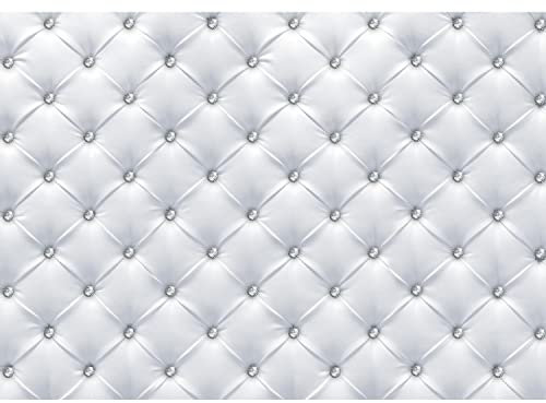 Runa Art Fototapete Lederoptik Modern Vlies Wohnzimmer Schlafzimmer - Made in Germany - 308 x 220 cm Blau 9178010c