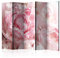 decomonkey Paravent Raumteiler Innen Blumen 225x172 cm 5 Teilig Einseitig Room Divider Wall Raumteiler Stehend Trennwand Sichtschutz Spanische Wand Sichtschutzwand Wohnzimmer Holz