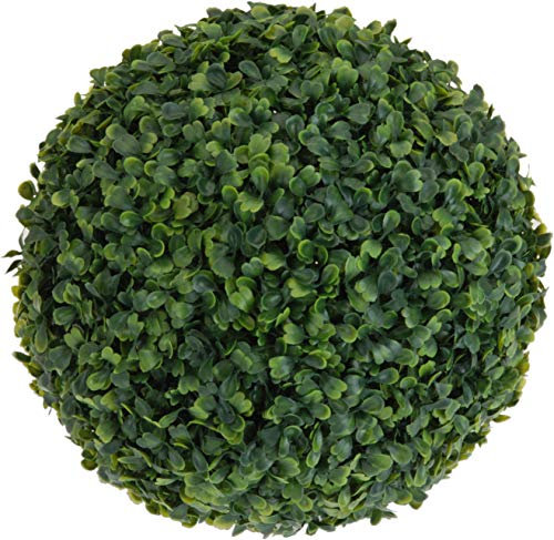 URBNLIVING Artificial Hanging Topiary Buxus Grass Balls (4, 27cm)