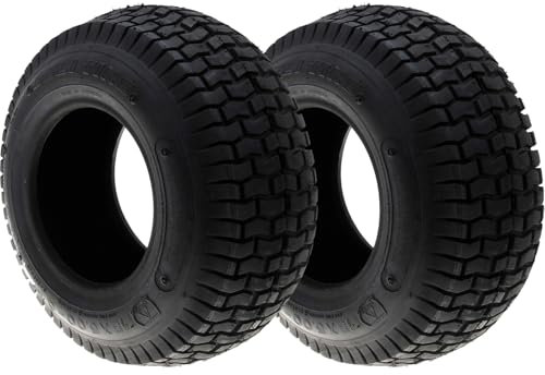 Paire de pneus 4 Plis dimensions 13x500-6 pour tondeuse autoportée