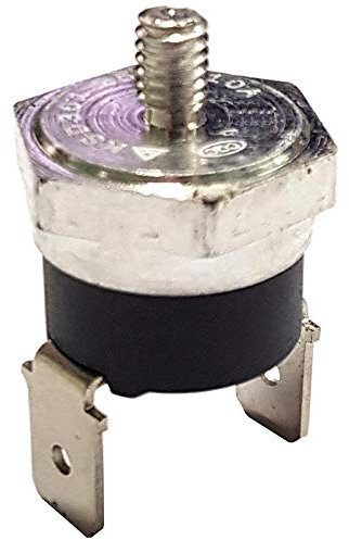 Termostato bimetallico 145°C normalmente chiuso NC fissaggio a vite con contatti verticali 10A 230V AC