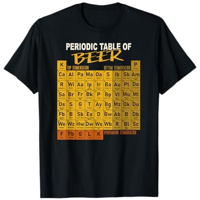 Tableau Périodique de la Bière - Cadeau de la Brasserie T-Shirt