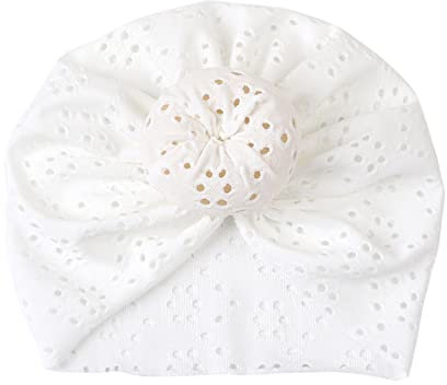 Baby Turban Stücke Baby Mütze Neugeborene Kleinkind Baby Jungen Mädchen Stretch solide atmungsaktive Mütze Mützen Kopfbedeckung 3 Jahre Sonnenhut Baby 43 (B, One Size)