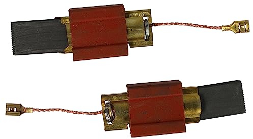 vhbw 2x spazzola in carbone compatibile con Miele WS5425, WS5426, WS5435, WS5436, WSE5425, WSE5426, WT2670, WT2670I, WT2679 lavatrice, asciugatrice