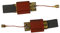 vhbw 2x spazzola in carbone compatibile con Miele WS5425, WS5426, WS5435, WS5436, WSE5425, WSE5426, WT2670, WT2670I, WT2679 lavatrice, asciugatrice