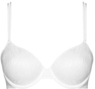 Calvin Klein Damen Demi-Cups BH Lightly Lined mit Bügel, Weiß (White), 85A