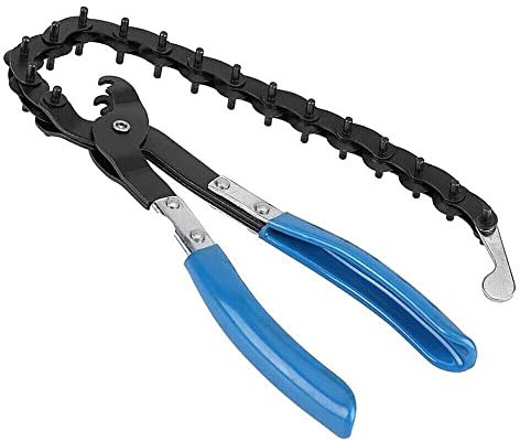 Dunnet Tools Chain Exhaust Pipe Cutter Professional Tailpipe Tube Cutting Wrench Tool 19-76mm Automotive Car Van Motorbike Exhaust Cut Tool DIY Exhaust Repair