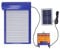 Automatic Chicken Coop Door Solar, Aluminium Alloy Iron Programmable Chicken Run Coop Door Opener Kit with Solar Panel, Timer, LED Display, Poultry Gate for Chicken, Duck, Goose