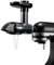 Masticating Entsafter-Aufsatz für KitchenAid Standmixer, langsamer Entsafter-Aufsatz für Kitchenaid, Kaltpress-Entsafter-Aufsatz für Kitchenaid, Schwarz (Mischer nicht im Lieferumfang enthalten)