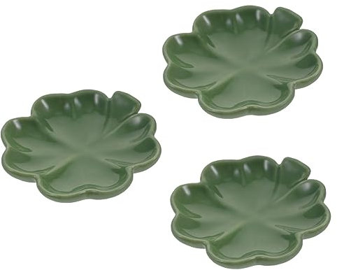 Cabilock Lot De 3 Plateaux À Bijoux Décoratifs en Céramique pour La Décoration De La Maison