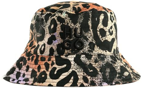 BOSS Damen Alexy-Leo Bucket_Hat, Open Beige292, L/XL