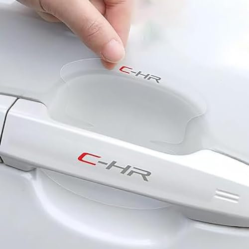 8Pcs Car Door Handle Scratch Protector for C-HR,Car Door Handle Protection Stickers Anti-Scratch Protector External Accessories