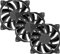 upHere gaming 3 PIN pc lüfter 120mm gehäuselüfter,pc lüfter extrem Leise 3 Pack Schwarz/12BK3-3