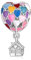 LANBEIDE Ballon Haus Charms für Pandora Charms, 925er Sterlingsilber Beads, mehrfarbige Reise Beads für Pandora Armband, Geschenke für Frauen