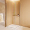 EMKE Duschkabine 75x90 Eckeinstieg Pendeltür Dusche, Duschabtrennung Komplettdusche Eckeinstieg Duschkabine Duschtür Falttür, 6mm Duschwand Glas Duschkabinen Höhe 195 cm