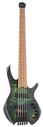 Cort Basso spaziale 5 corde Headless Star Dust Green