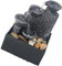 FUNOMOCYA 1pc Batterie Indoor Wasser Brunnen Künstliche Wasserfall Decor Kunststoff Brunnen Keine Batterie