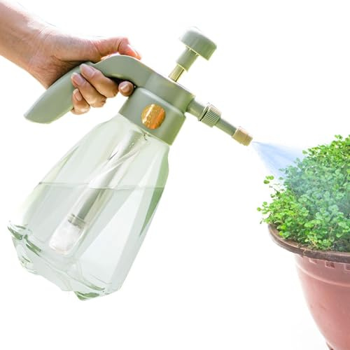 Pulverizador de presión de bomba | Botella pulverizadora de riego con atomizador de plantas de niebla fina | Atomizador de plantas Botella de rociador de riego, Boquilla giratoria ajustable Rociador d