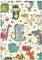 Quttie Reisepasshülle für Kinder, Damen und Herren, süße passhülle, reisepass (Cute Dragons Pattern)