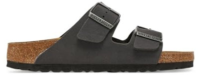 Birkenstock Arizona BS sandalo in Birkinbuck colore Velvet Gray (grigio, Sistema Taglie Calzature EU, Adulto, Numero, Media, 42)