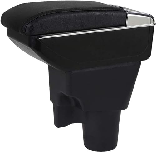 Caijiax Bracciolo per Console Centrale per Fiat 500X 2015-2025, Auto Scatola Portaoggetti Supporto del Braccio Interni Parti e Accessori.