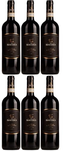 Antinori La Braccesca Vino Nobile Montepulciano Rotwein Wein Trocken Toskana Italien inkl. FeinWert E-Book (6 x 0,75l)