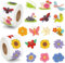 Blumenaufkleber, 1000pcs Aufkleber Blumen Frühjahr, Blumenaufkleber für Kinder, Schmetterling Sticker, Frühlings Sommer Blumenaufklebers, Sommer Aufkleber, Sticker Blumen, Insekten Stickers