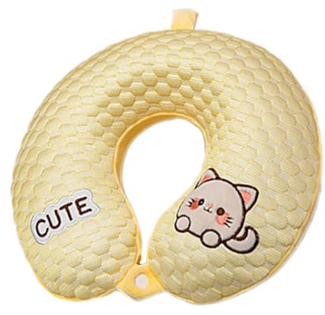 KACCDE Morbido cuscino cervicale di viaggio del cuscino del collo a forma di U dell'animale elastico per il lungo viaggio e il relax dell'ufficio con facile pulizia