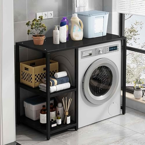 Estantes y encimeras para lavadora y secadora, estante de almacenamiento para lavadora, diseño que ahorra espacio