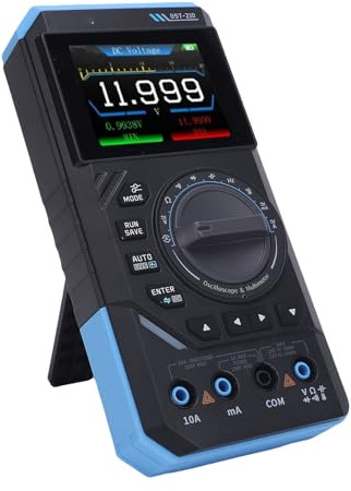 Badafaci 10M Analog Oscilloscope, 3 in 1 Multimeter, Rechargeable, 13 Waveforms, for Schools and Hobbyists