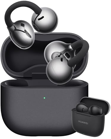 HUAWEI FreeClip 2 Schwarz+ FreeBuds SE 3 Schwarz, Kabellos Bluetooth Kopfhörer, Besonders leicht für ganztägigen, Kristallklare Anrufe, iOS & Android, 30 Monate Garantie