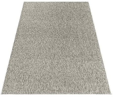 KADIMA DESIGN Teppich Modern Einfarbig Edel Pflegeleicht Vielseitig Waschbar Strapazierfähig Hochwertig Beige 80x150 cm Schlafzimmer Esszimmer Schadstoffgeprüft Gekettelt Flur Oeko-TEX | AMMER